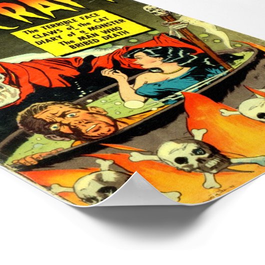 Poster Comique vintage (Coin)