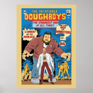 Poster Comique Vintage de Doughboys