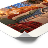 Poster Comité de la Couverture Chats Confortables Art (Coin)