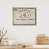 Poster Comité de vigilance, San Francisco (2539A) (Cuisine)