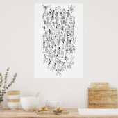 Poster Comix du mythe grec - personnages de mythes sélect (Cuisine)