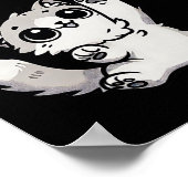 Poster Comma-la avec Cat mignon Kamala Rainbow Design (Coin)