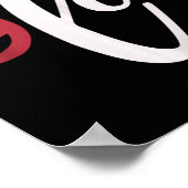 Poster Comma La Heart Kamala Harris 2024 Madame la Présid (Coin)