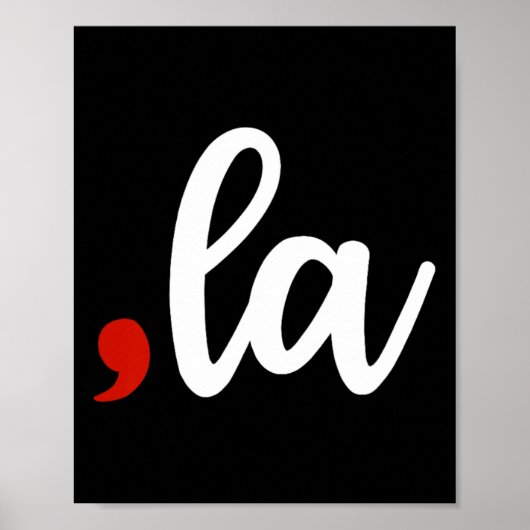 Poster Comma La Kamala 2024 Comma féminin La 1 (Devant)