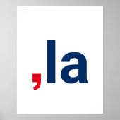 Poster Comma La kamala drôle prononciation patriotique (Devant)