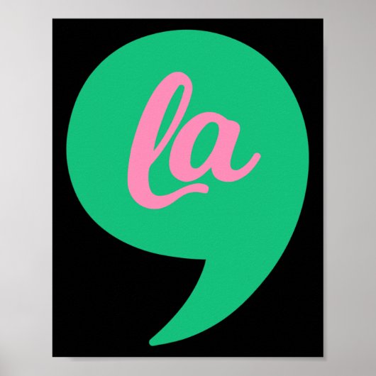 Poster Comma La Kamala Harris 2022 - Costum électoral (Devant)