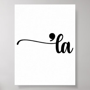 Poster Comma La Kamala Harris Ponctuation La Election