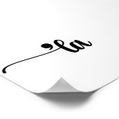 Poster Comma La Kamala Harris Ponctuation La Election (Coin)