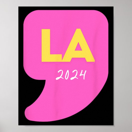Poster Comma La Kamala Harris Pour L'Élection De Présiden (Devant)