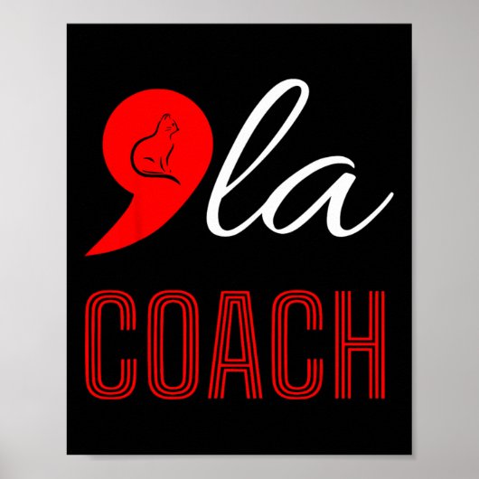 Poster Comma La Kamala Harris Tim Walz Coach 2024 La Comm (Devant)