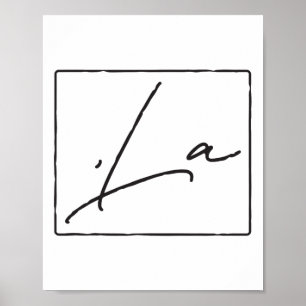 Poster Comma La - Kamala Harris Vote Harris Waltz 2024 Ka