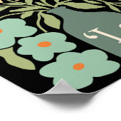 Poster Comma La Subtle Boho Flowers Kamala Harris Madame  (Coin)