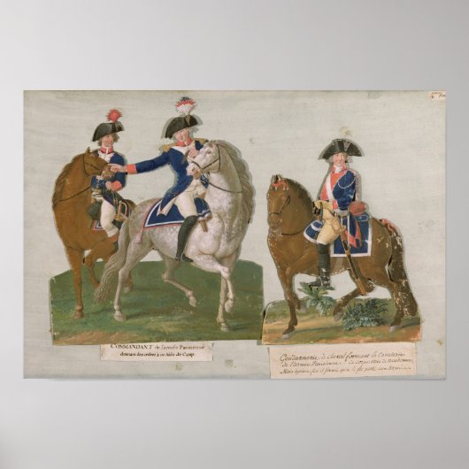 Poster Commandant de l'armée et officier (Devant)