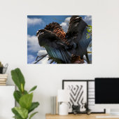 POSTER COMMANDANT SKY BATELEUR EAGLE (Bureau à domicile)