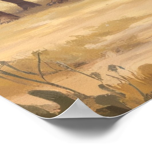 Poster Commande Canine : Écorce Dure, Remise Plus Tard (Coin)