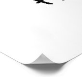 Poster Commande de vin Toute la bouteille Drôle Art Word  (Coin)