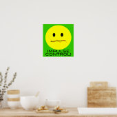 Poster 'commande d'impulsion FACE IMPRIMER (Cuisine)