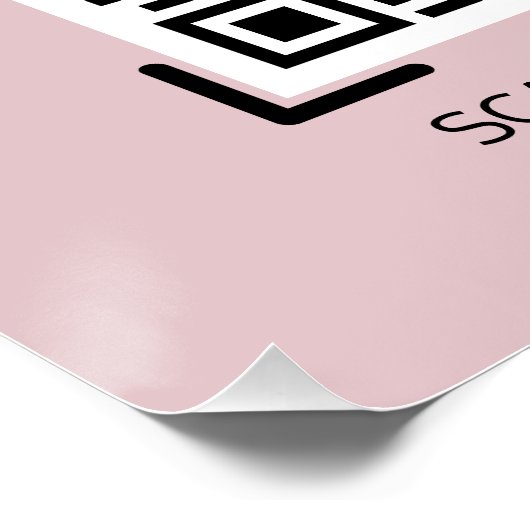 Poster Commande du menu de l'analyse de photos du restaur (Coin)