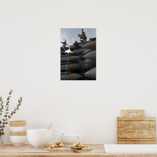 Poster Commande empilée prête à être chargée (Cuisine)