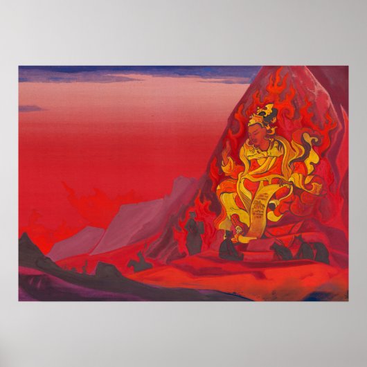 Poster Commandement de Rigden Djapo par Nicholas Roerich (Devant)