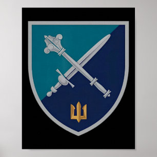 Poster Commandement des corps d'infanterie de marine (Ukr