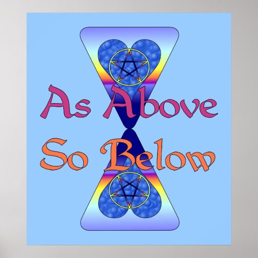 Poster Comme Ci-Dessus (Devant)