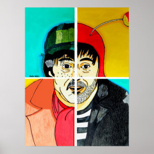 Poster Comme faces de Chespirito