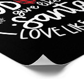 Poster Comme Frosty Shine Comme Rudolph Love Comme Jesus  (Coin)