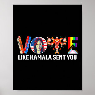 Poster Comme Kamala Vous A Envoyé Chemise Uterus Feminist
