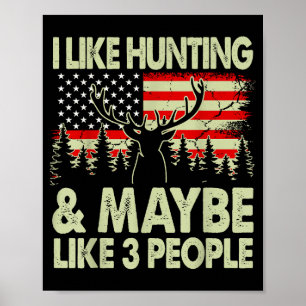 Poster Comme la chasse au cerf peut-être comme 3 personne