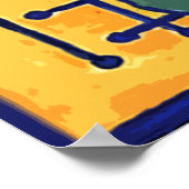 POSTER COMME LE CUBISME DE CHIEN S (Coin)