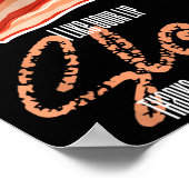 Poster Comme le gloss pour les lèvres graisse de bacon dr (Coin)