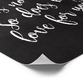 Poster Comme L'Océan N'A Pas De Fin De Plage Mariage 8x10 (Coin)