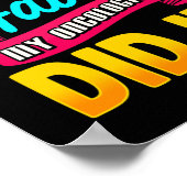 Poster Comme Mes Cheveux Mon Oncologue L'A Fait Chimiothé (Coin)