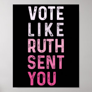 Poster Comme Ruth T'A Envoyé Drôle Des Femmes Américaines