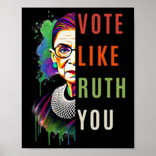 Poster Comme Ruth Vous A Envoyé Colorado Art Féministe