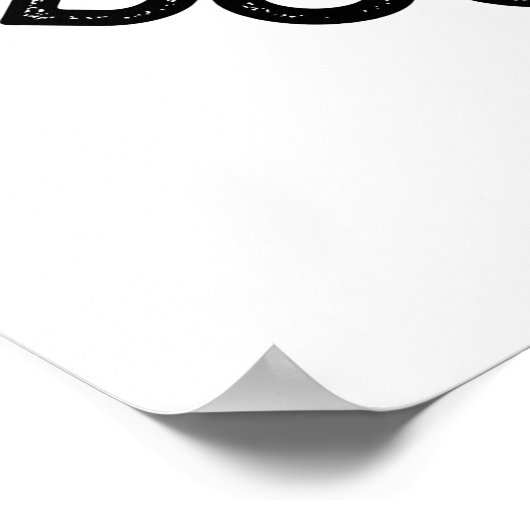 Poster Comme Totalement Doode Funny Ghost Pun (Coin)