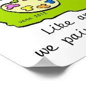 Poster Comme un artiste avec une brosse (Coin)