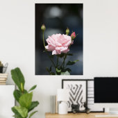 Poster Comme un rose (Bureau à domicile)
