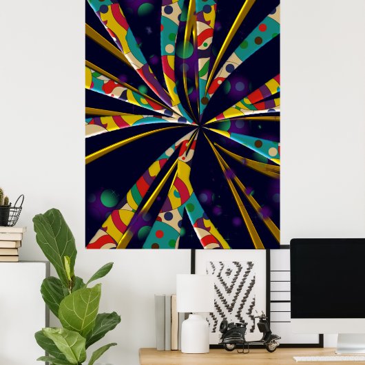 Poster Comme un soleil (Bureau à domicile)