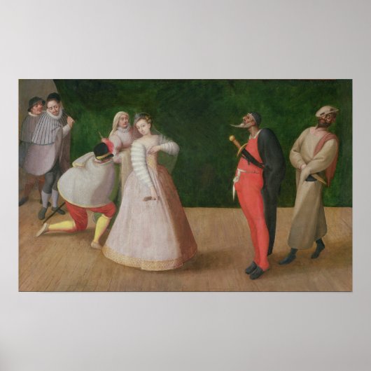Poster Commedia dell'Arte (Devant)