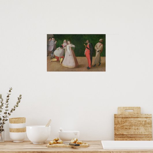 Poster Commedia dell'Arte (Cuisine)