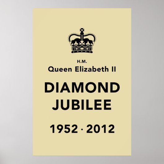 Poster commémoratif du jubilé de diamant [Calme] (Devant)