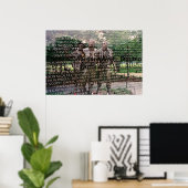 Poster commémoratif du mur du Vietnam (Bureau à domicile)