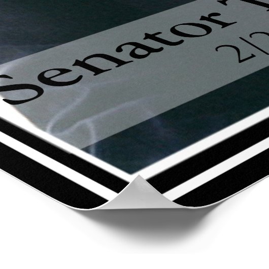 Poster commémoratif Edward Kennedy (Coin)