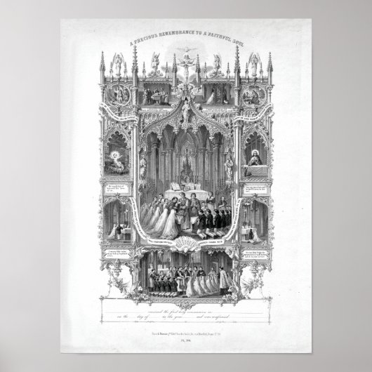 Poster Commémoration personnelle de la première communion (Devant)