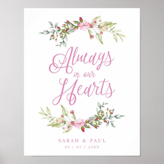 Poster Commemorative Design Loved Ones in Loving Memory (Devant)