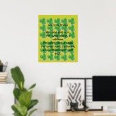 Poster Commence à 11,20 $ Une prière irlandaise (Bureau à domicile)