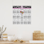 Poster Commence à 12,80 $ Mariage Photo Seating Chart (Cuisine)