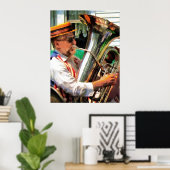 Poster COMMENCER MOINS DE 20 $ - Tuba Player (Bureau à domicile)